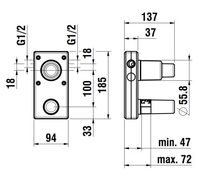 Laufen - Concealed Bodies - Alaptest - HF574048000000
