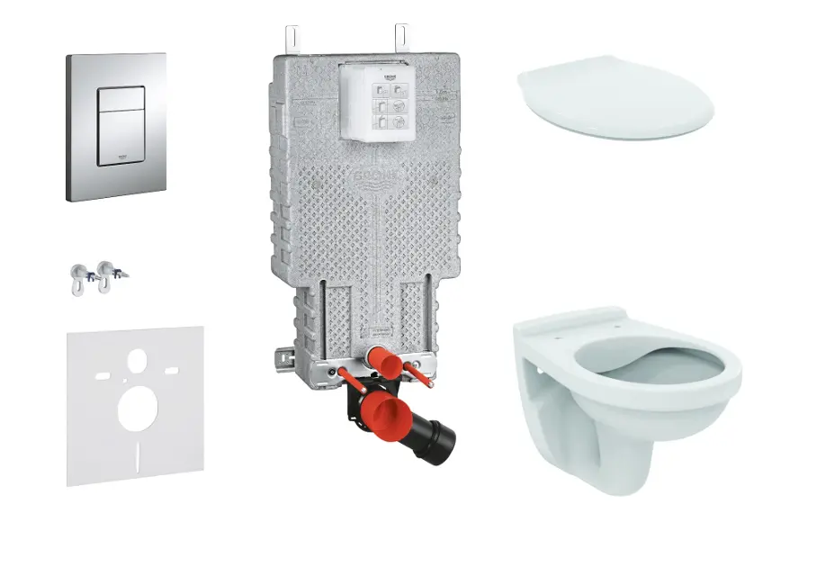 Grohe - Uniset - WC-szett - 38643SET-KR
