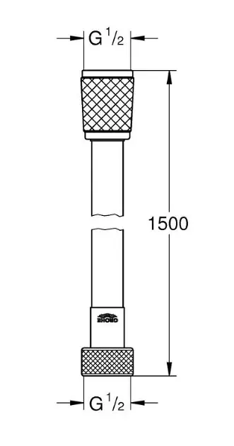 Grohe - Shower hoses - Zuhanycső - 28151002
